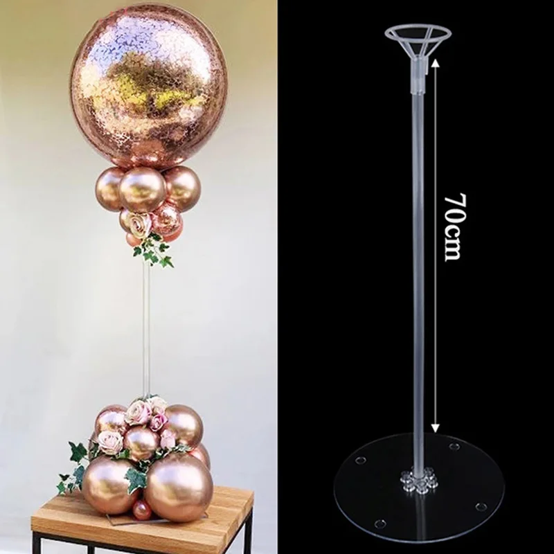 

1pcs 70cm Wedding Table Balloon Stand Balloon Holder Support Table Floating Baloon Stick aby Shower Birthday Party Globos Decor