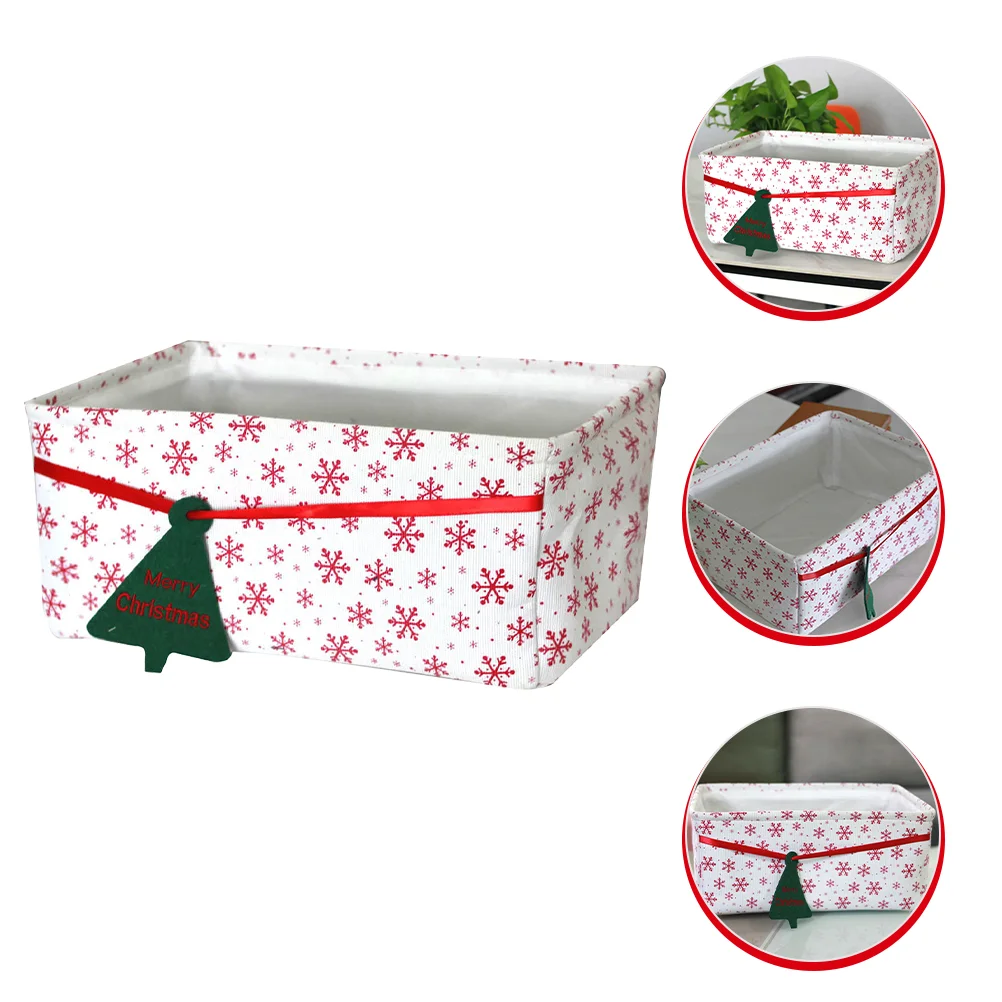 

Storage Basket Bin Office Closet Sundries Organizer Organizing Xmas Christmas Baskets Toy Paniers