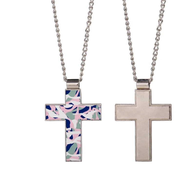 Creative Handmade Craft Accessory Crosses Charms Pendants Jewelry Findings for Making Bracelet Sublimation Blank |