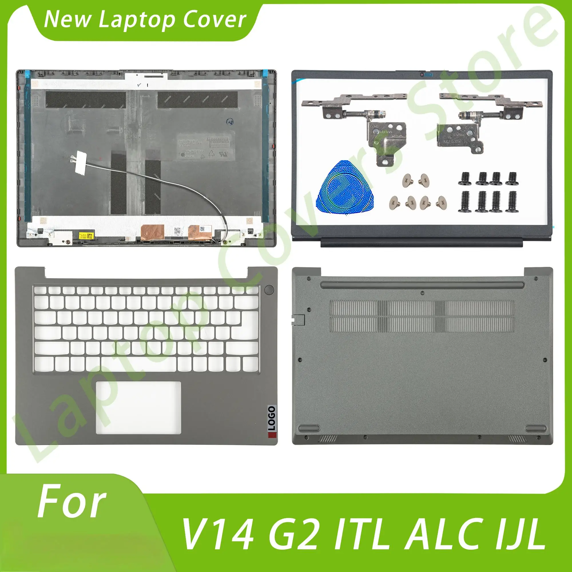 Новая деталь для ноутбука V14 G2 ITL ALC IJL задняя крышка ЖК-дисплея передняя панель