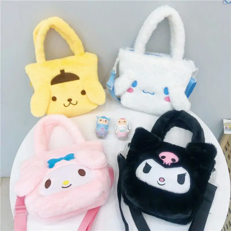 

18Cm Sanrio Kawaii Sanrioed Cinnamoroll My Melody Pom Pom Purin Anime Cartoon Image Cute Fashion Toys for Girls Birthday Gif