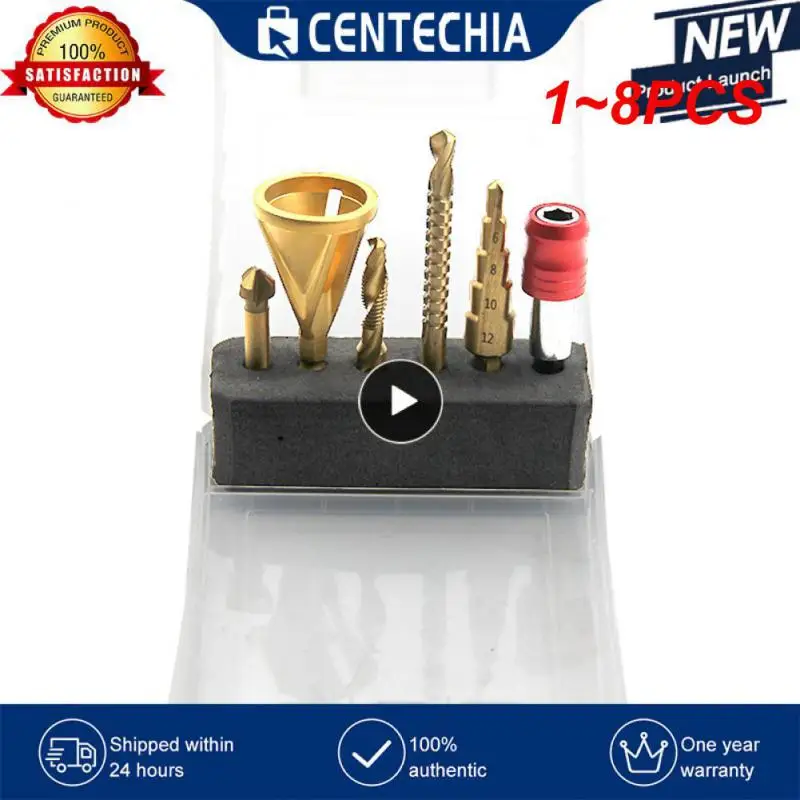 

1~8PCS Hex Handle HSS Deburring External Chamfer Tool Stainless Steel Remove Burr Tools for Metal Drilling Tools