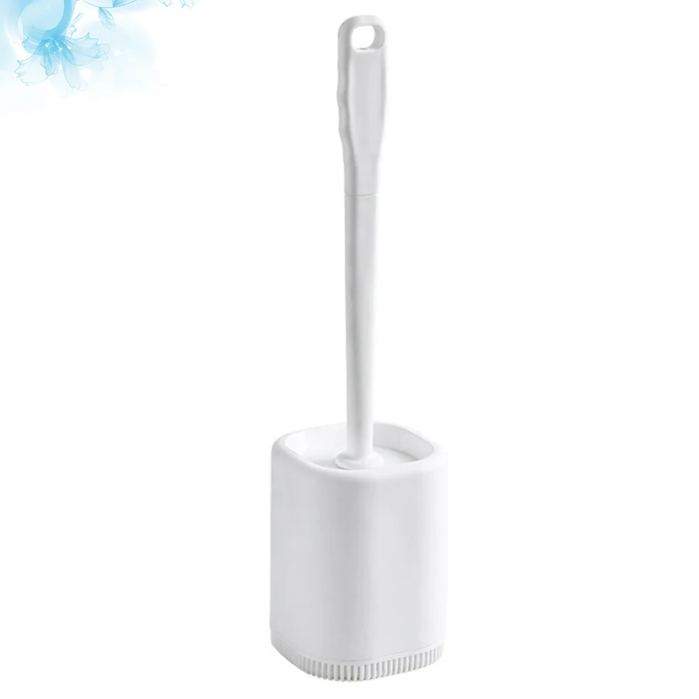 

Combo Plate Cleaning Brush WC Tool White Toilet Supplies Long Handle Pearlescent