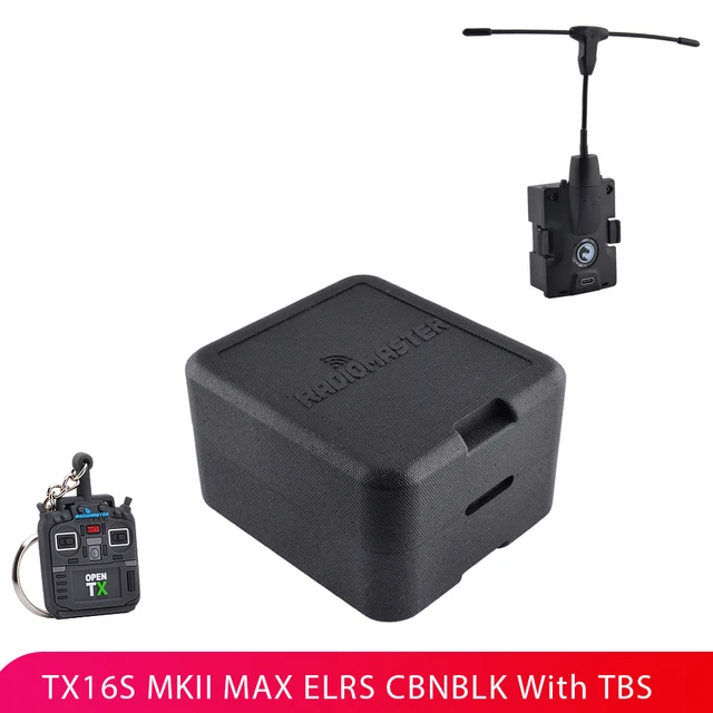 RadioMaster TX16S MAX Mark II MKII V4.0 Hall Gimbal 2.4G 16CH EdgeTX ELRS Black + TBS