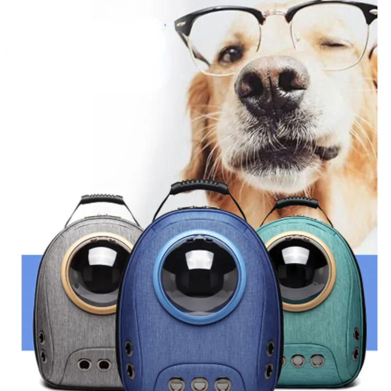 

Воздухопроницаемая сумка для перевозки кошек, дорожная сумка, вместительный чехол, Аксессуары для кошек, портативный рюкзак для собак и кош...