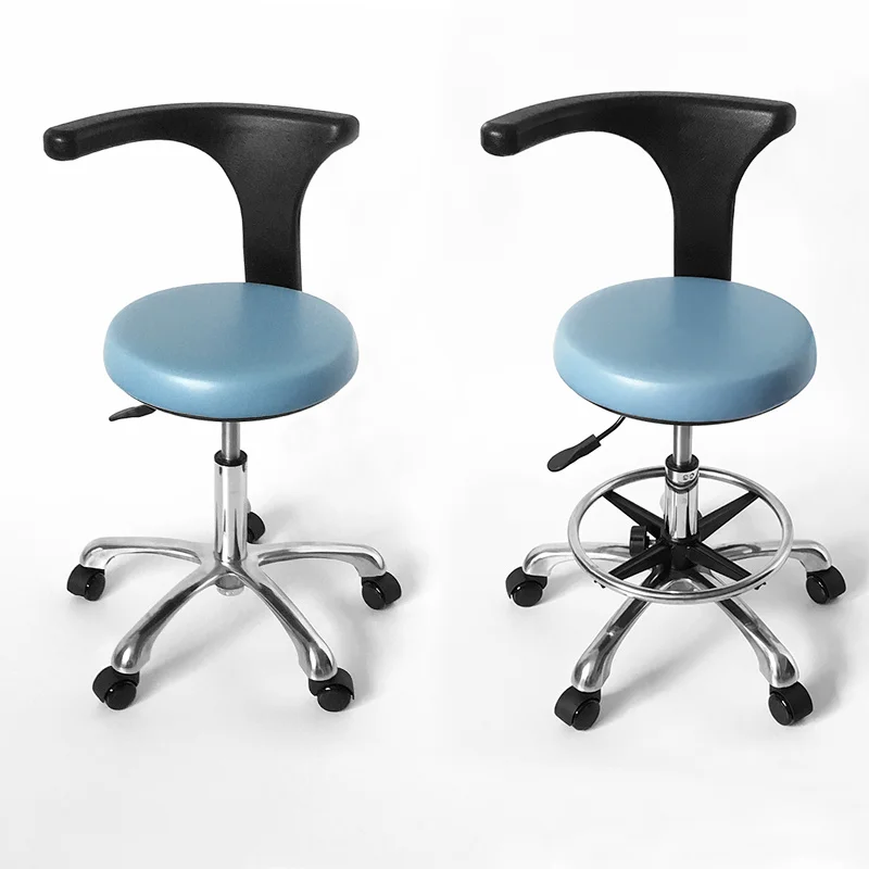 With Backrest Lift Bar Chair Nurse Assistant Chair Mute With Wheel Shampoo Chair Salon