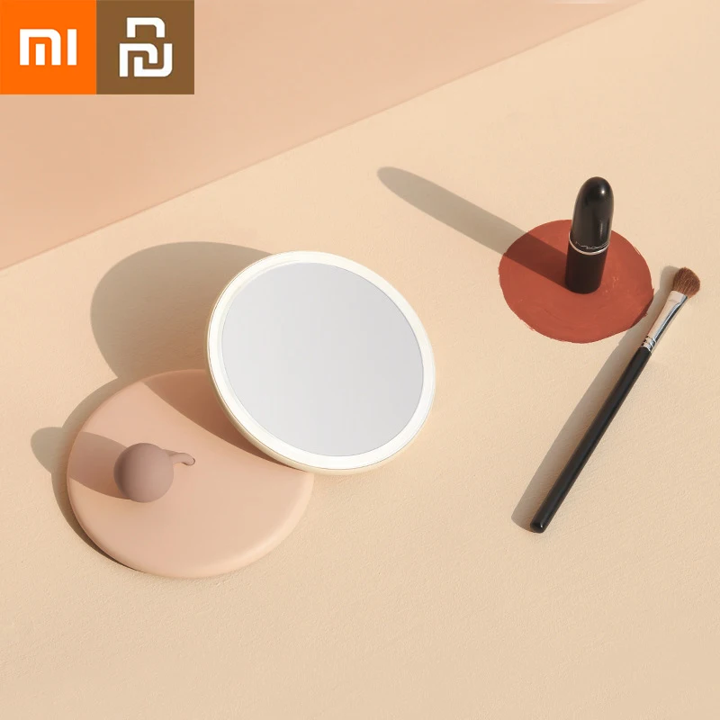 

Xiaomi Youpin Handheld Mirror Portable Mirror Charge Portable Led Fill Light Mirror Light Makeup Folding Gift Office Home Travel