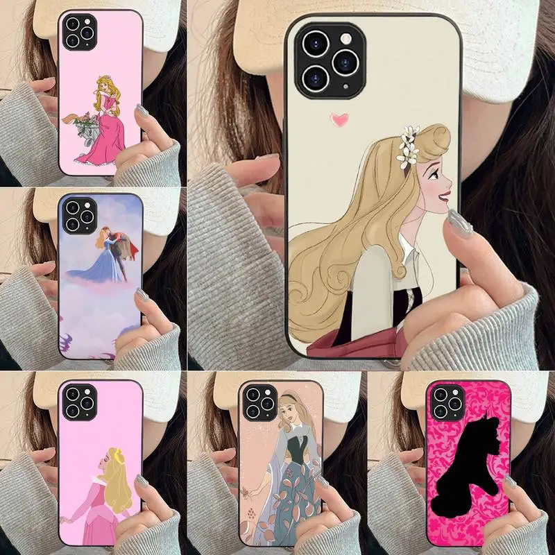 

Sleeping Beauty Aurora Princess Phone Case For Iphone 7 8 Plus X Xr Xs 11 12 13 Se2020 Mini Mobile Iphones 14 Pro Max Case