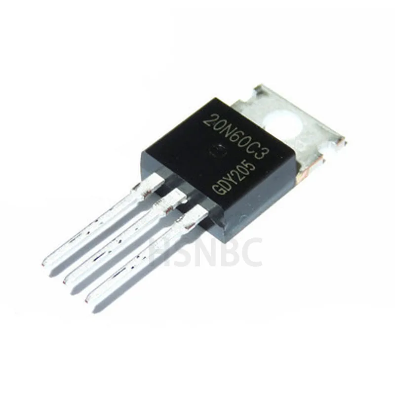 

New Original 10Pcs SPP20N60C3 20N60C3 MOS Field-effect transistor TO-220