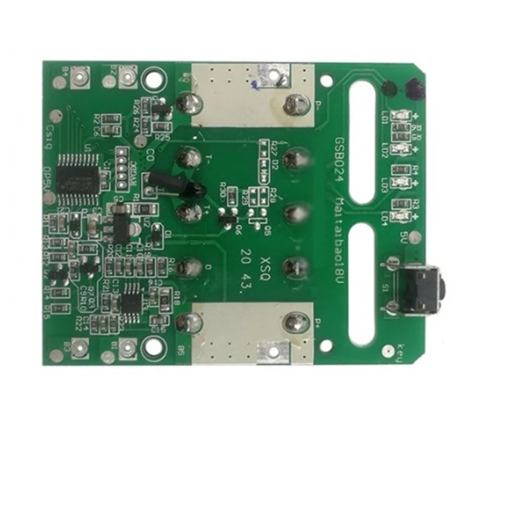 Enlarge Part PCB Board Circuit Protection Repair Charging Plastic + Metal Charging Protection Circuit Board For Metabo