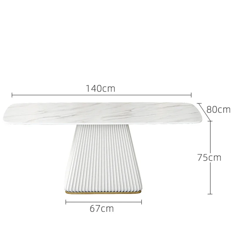 Консоль обеденный стол Роскошный декор центр каменный набор из 4 стульев