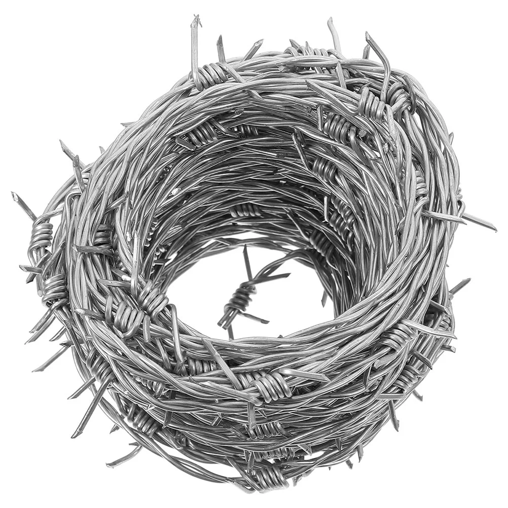 Железная проволока уличная стальная зазубрина замена колючей ограждения для