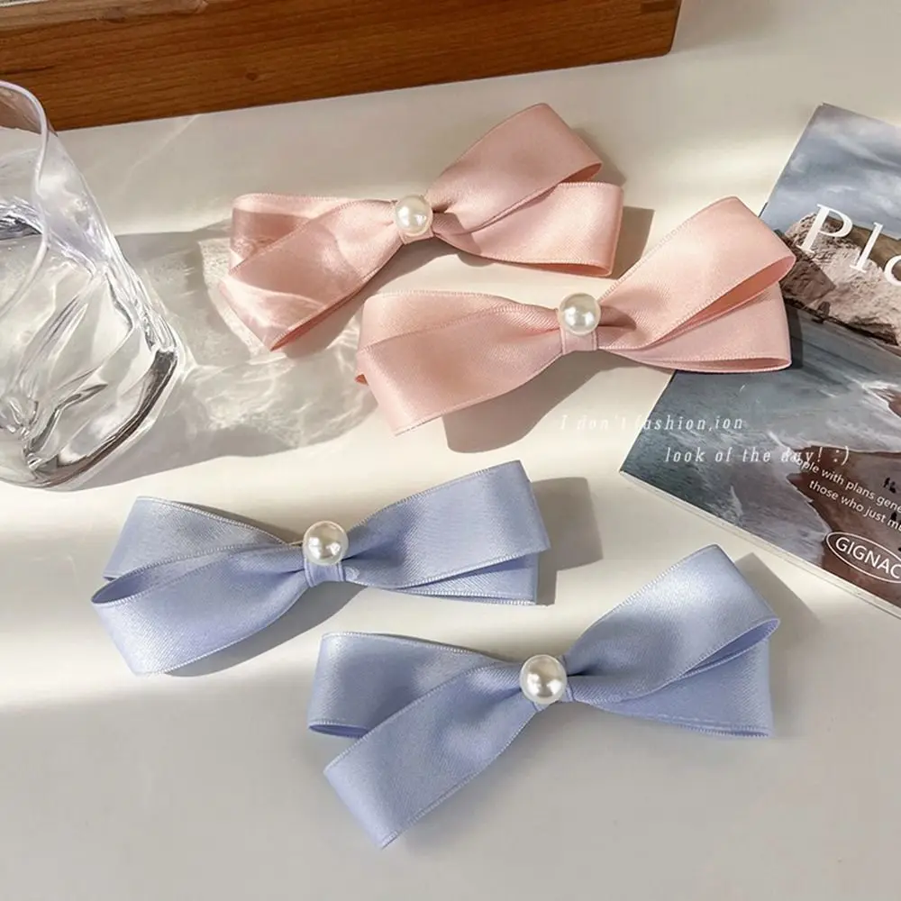 

Заколка для волос в стиле ретро с жемчужинами и бантом