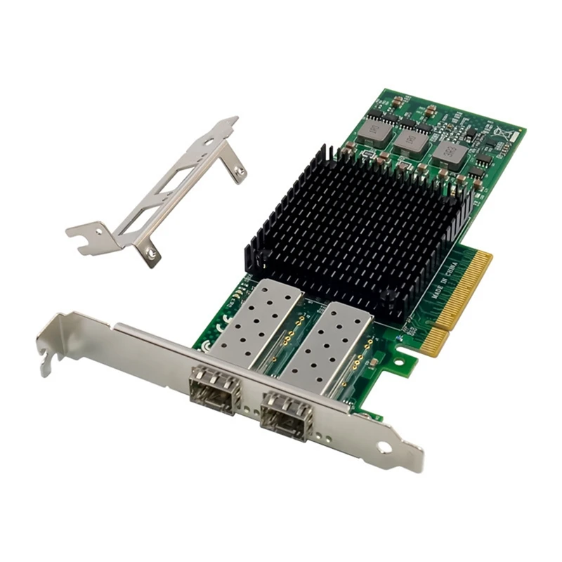 

1 компл. PCIE X8 BCM57810 сетевая карта с двойным оптическим портом 10G SFP + Серверная волоконная сетевая карта Ethernet Сетевая карта PCB