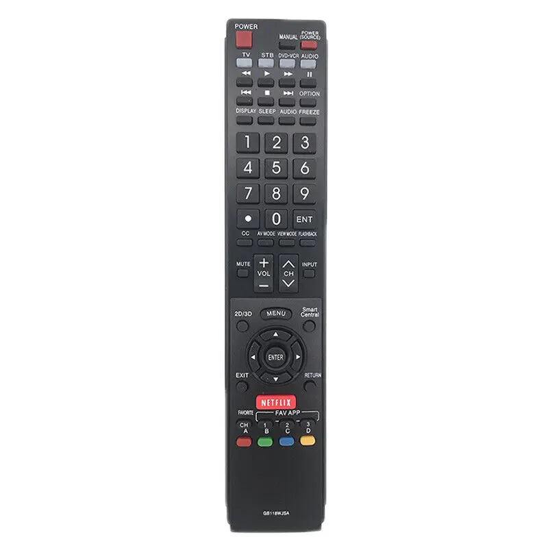Новый пульт дистанционного управления GB118WJSA для Sharp AQUOS GB004WJSA GB005WJSA GA890WJSA