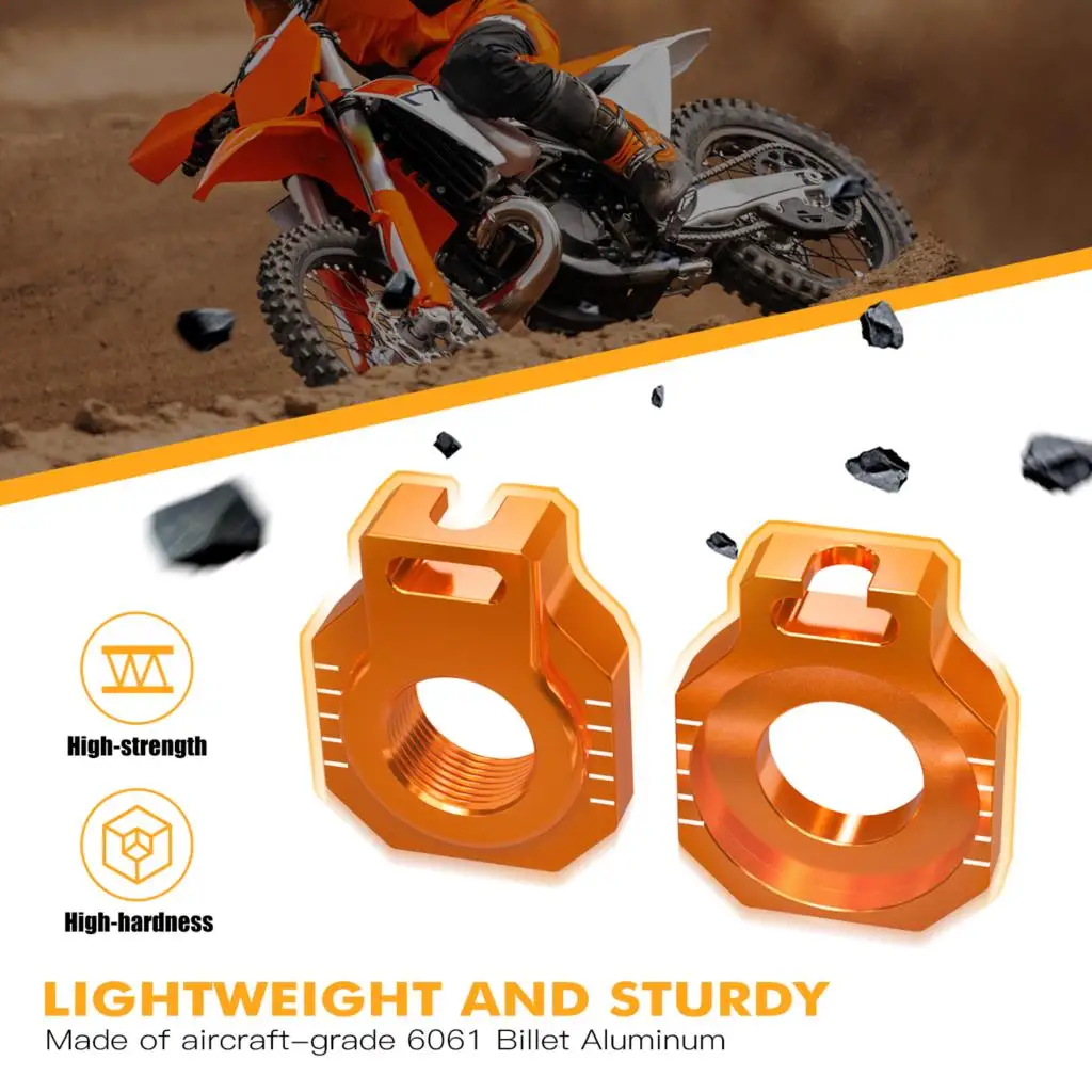 Для KTM 150 200 250 300 350 400 450 500 SX XC XCF SXF 2023-2024 150-500 EXC EXCF XCW 2024 22 мм задний мост блоков цепи