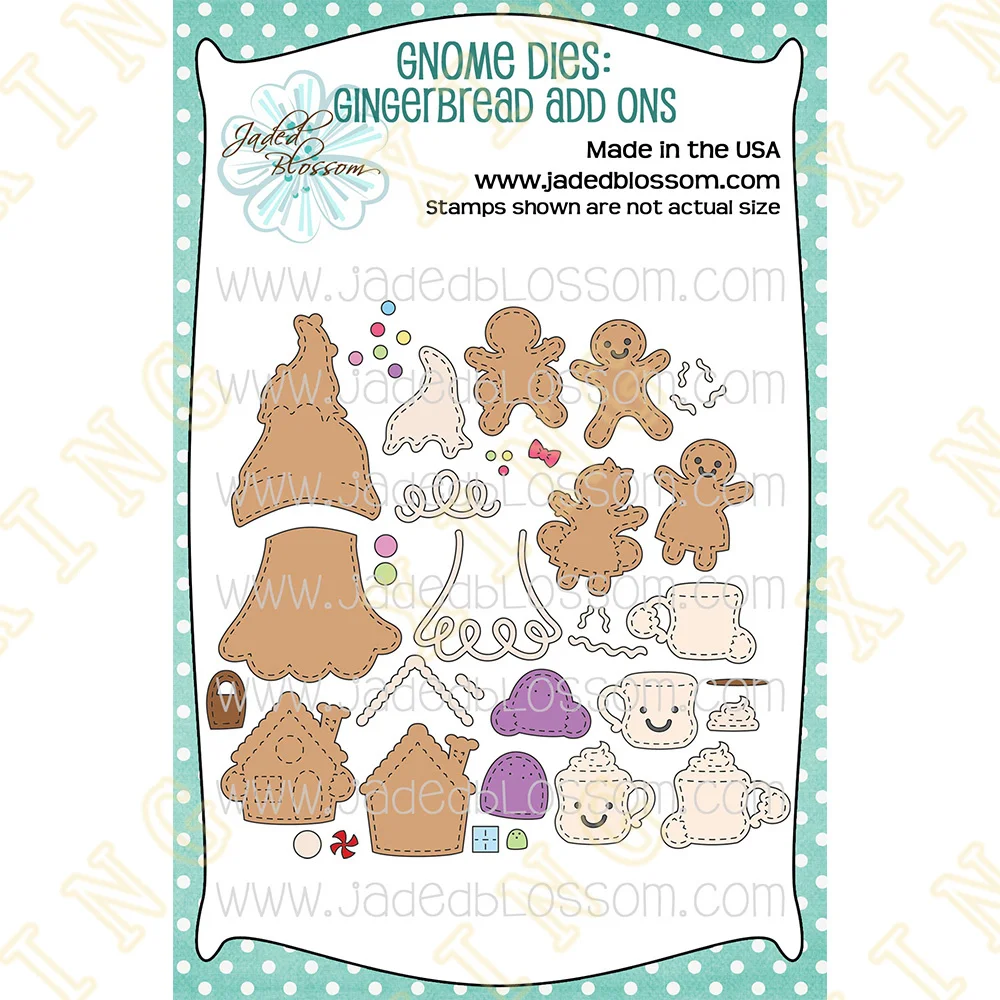 

Gingerbread Add Ons 2022 New Metal Cutting Dies Scrapbook Diary Decoration Stencil Embossing Template Diy Greeting Card Handmade