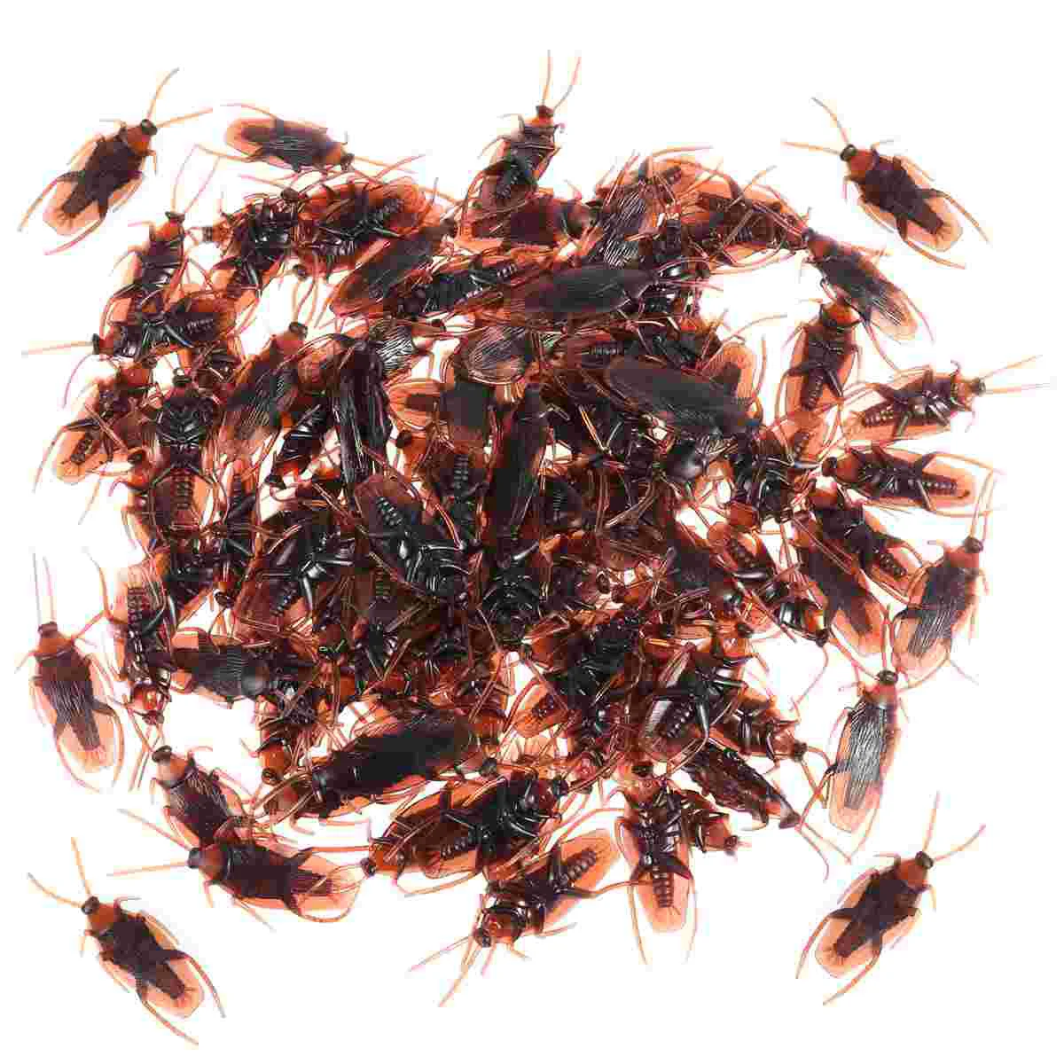 

100pcs Mini Simulation Realistic Horror Creepy Bug Model for Kids