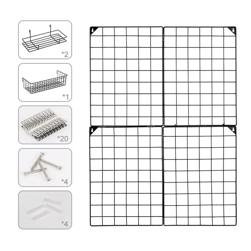 

Grid Storage Panel Home Decoration Grid Baskets