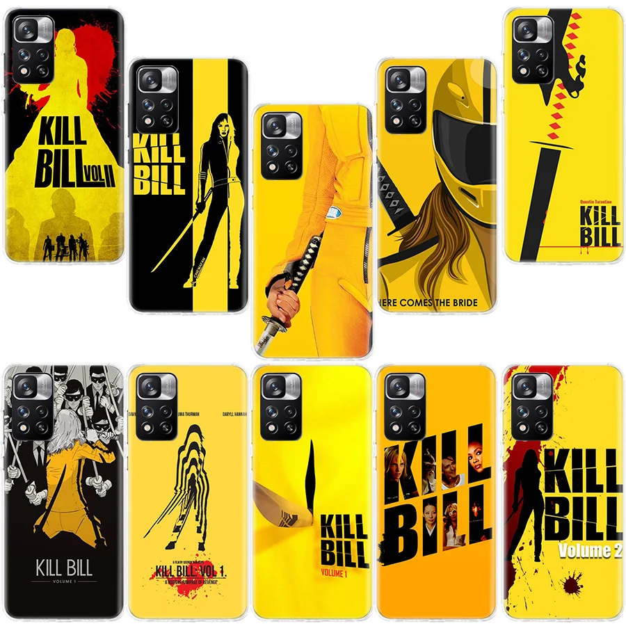 

Kill Bill Movie Poster Phone Case For Xiaomi Mi 13 11T 11 Ultra 11i 12 12T Pro 12X 10T 10 Lite 5G 9 9T 8 5X 6X Cover Soft TPU Fu