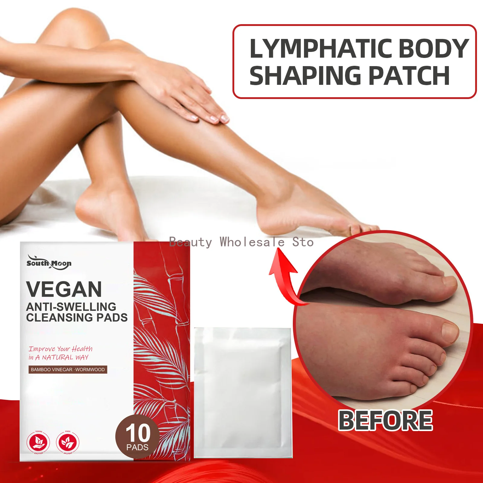 

Lymph Nodes Patch Breast Lymphatic Drainage Plaster Anti-Swelling Neck Armpit Lymphatic Detox Patches Body Slimming Stickers