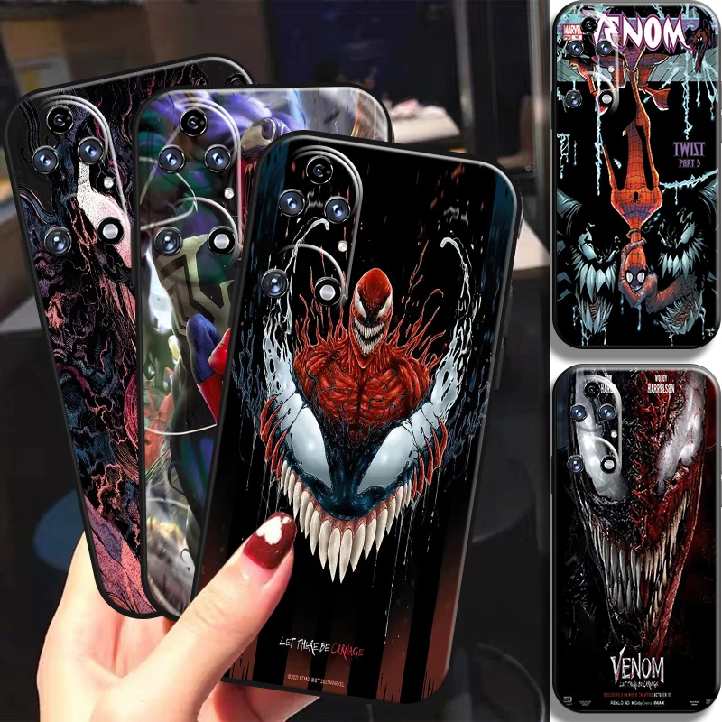 

Spiderman Venom Iron Man For Huawei P50 P40 P30 P20 Pro Lite 5G P Smart Z 2019 2021 Phone Case Funda Ultra-Thin Coque Soft TPU