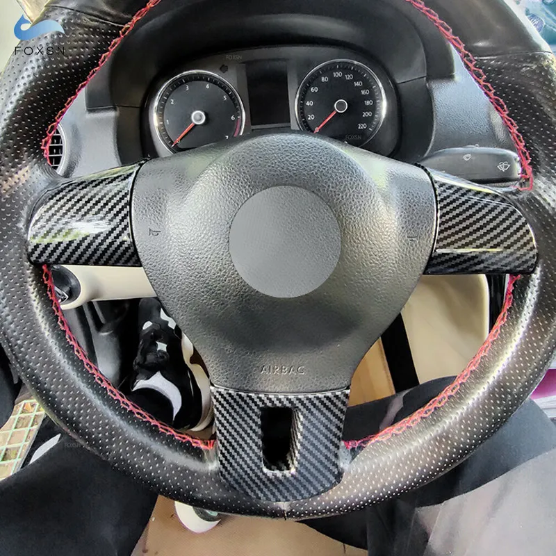 Автомобильные аксессуары 3 шт. крышка панели руля для VW Golf 6 MK6 Passat B7 Jetta Tiguan Touran Sharan