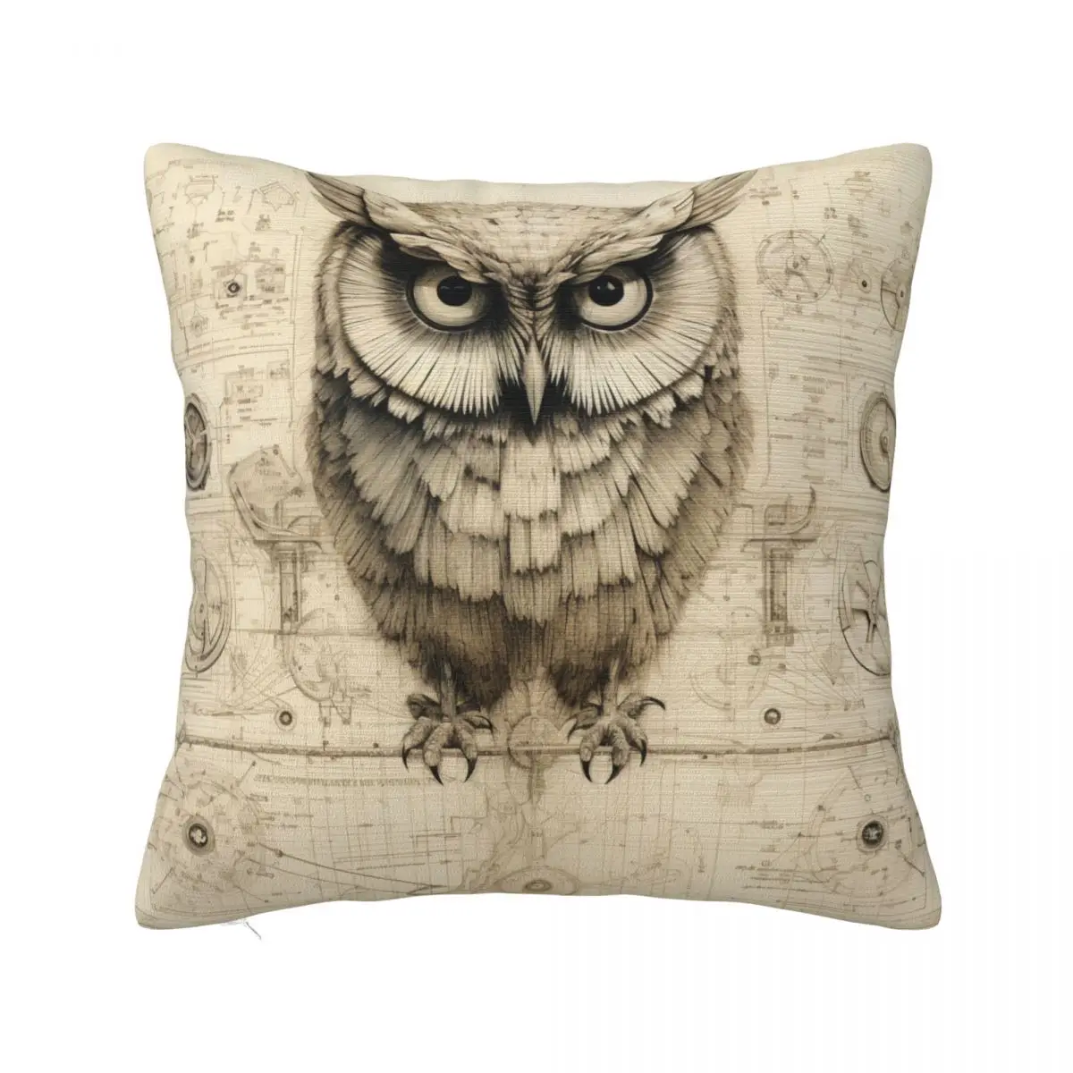 Drawing Car Zipper Pillowcase Spring Kawaii Polyester Cover