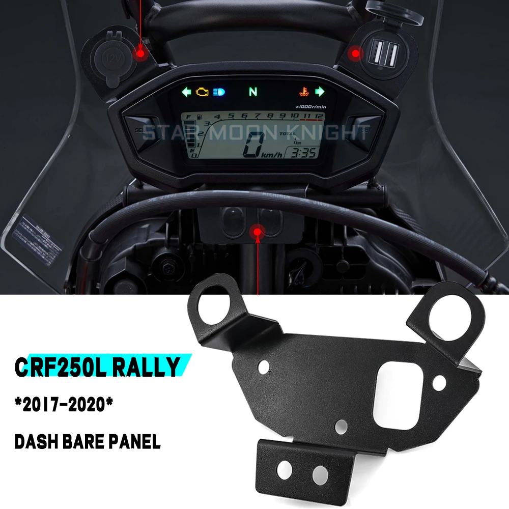 

Dash Bare Panel Instrument USB Charger Cigarette Lighter Switch Extension Bracket For HONDA CRF250L CRF 250 Rally 2017- 2020
