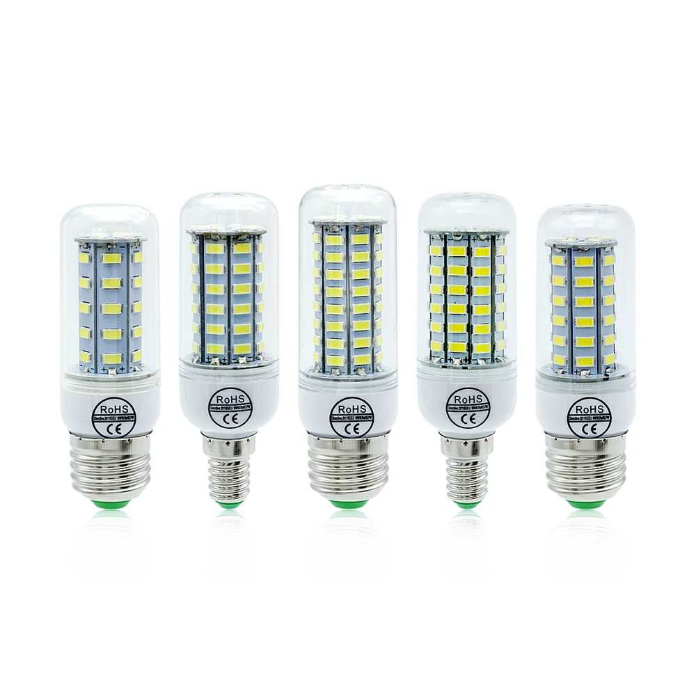 

SMD 5730 LED Corn Bulbs E14 E27 B22 G9 GU10 220V 24 36 48 56 69 72 LEDs Lamp Lampada Chandelier Spotlight Bombilla Home Lighting