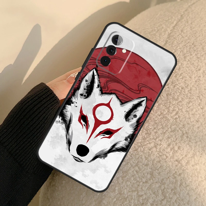 Фото Чехол Okami Wolf для Samsung Galaxy A55 A35 A15 A56 A32 A12 A22 A52 A54 A34 A14 A36 A26 A16 A13 A53 A17 №2