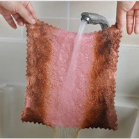 58pc kitchen cleaning cloths non stick oil dish rags tableware microfiber towel absorbent household cleaning wipes scouring pad