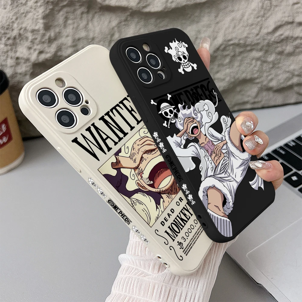 Чехол для телефона L-Luffys Nika Wanted iPhone 16 15 14 Plus 13 12 Mini 11 Pro Max X Xs XR 7 8 мягкий силиконовый