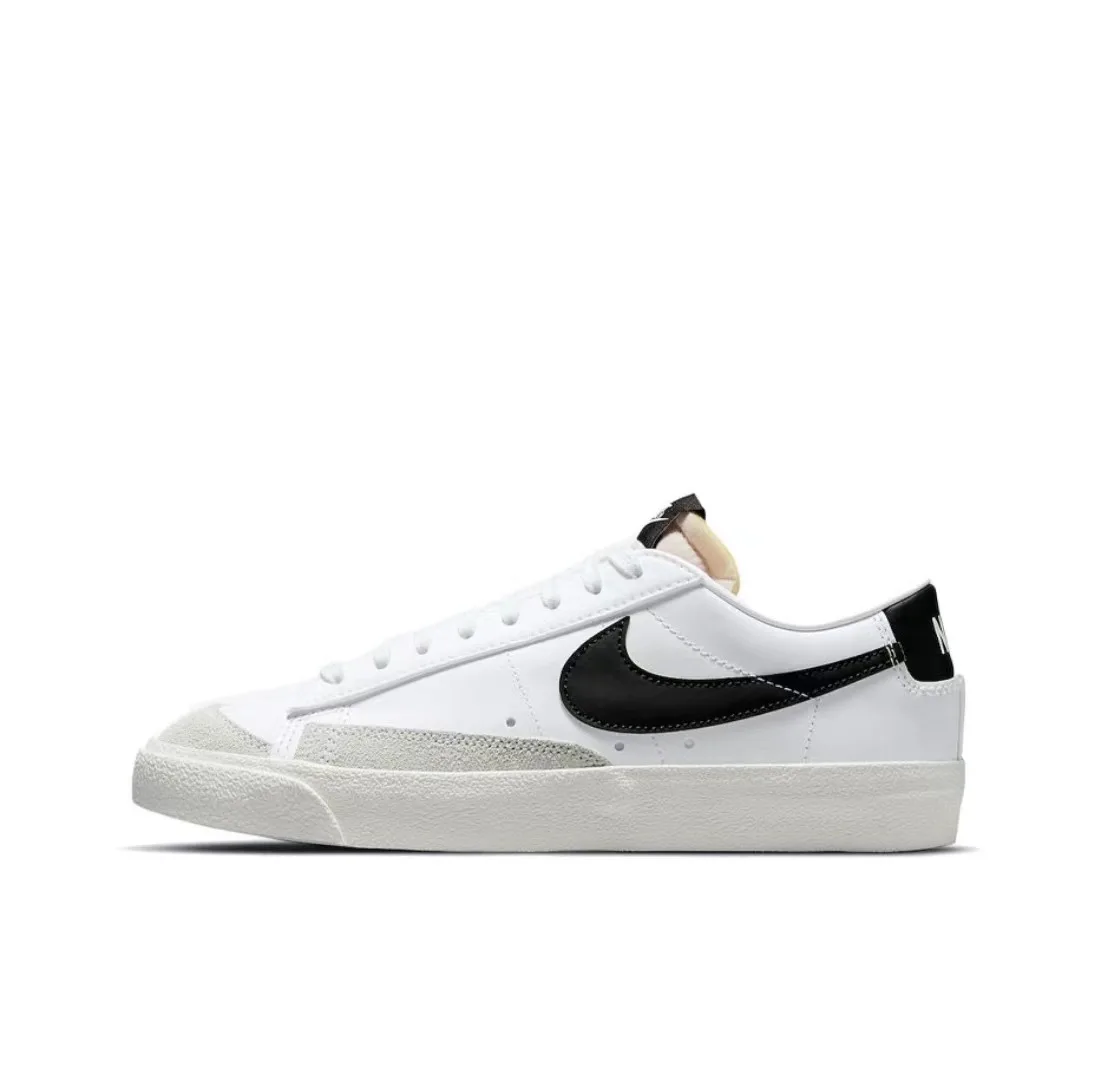 Nike Blazer Retro Low Top Board Shoes для мужчин и женщин молочно-белого цвета Модная