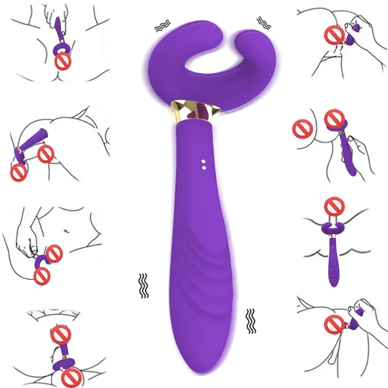 Мастурбатор для пениса вибратор точки G анальный секс двойное проникновение