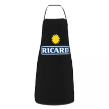 Ricard-Merch 폴리에스터 앞치마 리카드 52x72cm, 요리사 바리스타용 주방 가정용 턱받이 테이블 선물