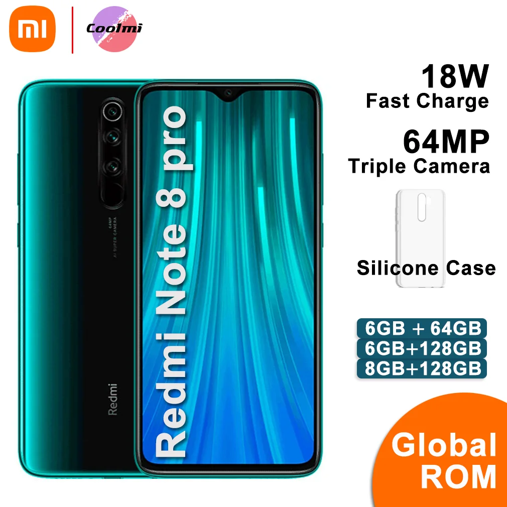 Смартфон Xiaomi Redmi Note 8 Pro 6 + 128 ГБ Helio G90T 4500 мАч |