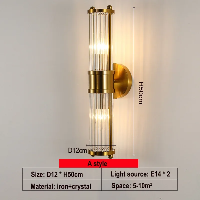 

Steadlong хрустальная настенная лампа