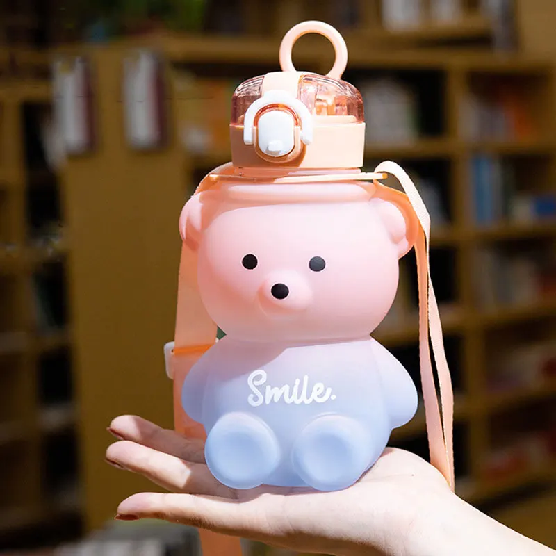 For Kids With Straw Kettle Hydro Flask Gradient Waterbottle 