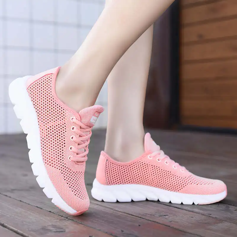 

Super Light Sneakers Sport Suits Running Shoes Woman Flame Women's High Sports Shoes Tenisky Elastic Laces Sneakers Sho Tennis