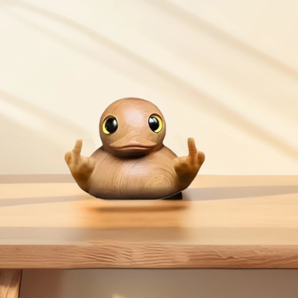 Деревянная статуя уток 3D дизайн украшения для дома отличный подарок идея