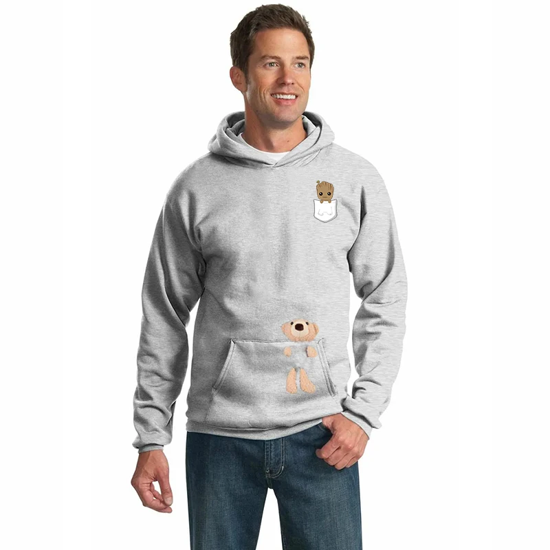 

Мужская теплая флисовая толстовка, повседневные пуловеры с капюшоном в уличном стиле, Осень-зима 2023