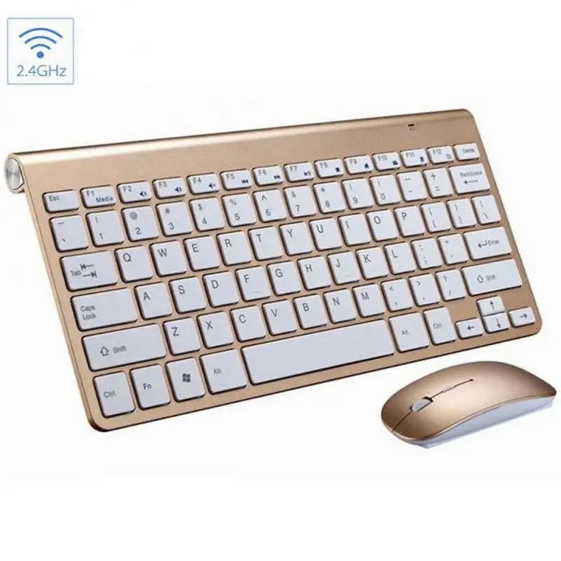 

Мини-клавиатура и мышь беспроводные, 2,4 ГГц, 3 А, 1200 DPI