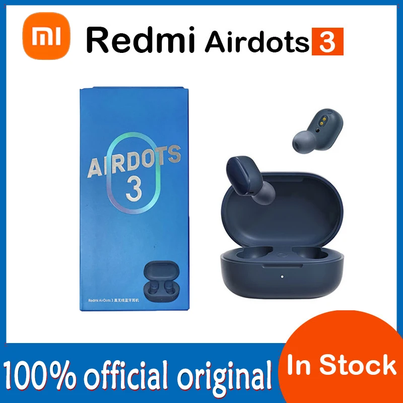 

Оригинальные наушники Xiaomi Redmi Airdot 3, оригинальные наушники TWS Mi, настоящая Беспроводная Bluetooth-гарнитура, наушники-вкладыши ANC, водонепроницае...