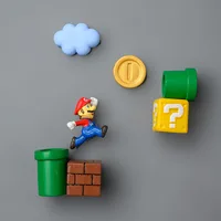 Магнитики Super Mario на холодильник. Если взять много разных, можно собрать целую локацию.#2