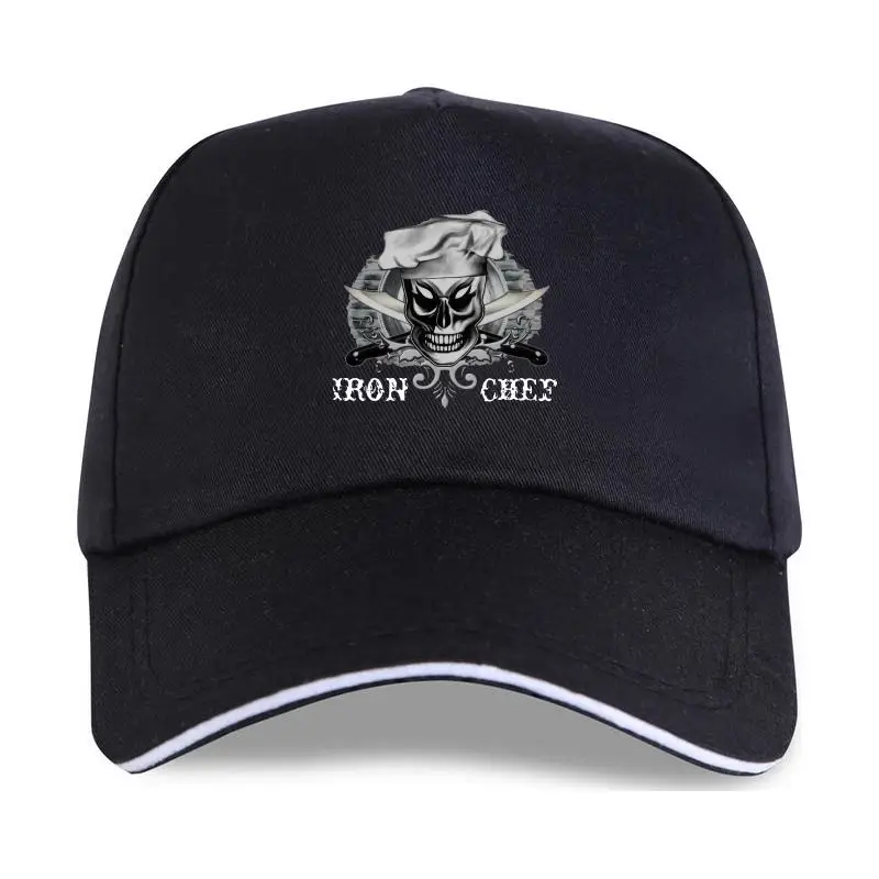 

Модная новая Кепка с принтом Мужская хлопковая бейсболка с черепом шеф-повара 4 Железный шеф-повар для женщин