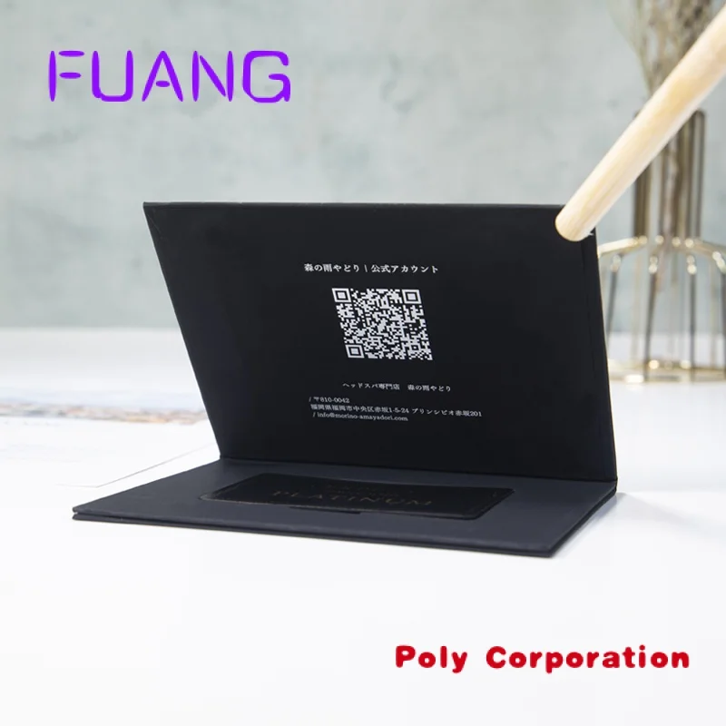 Factory Custom Packaging Card Holder Vip Credit Business Card Packaging Gift Boxes With Magnetic