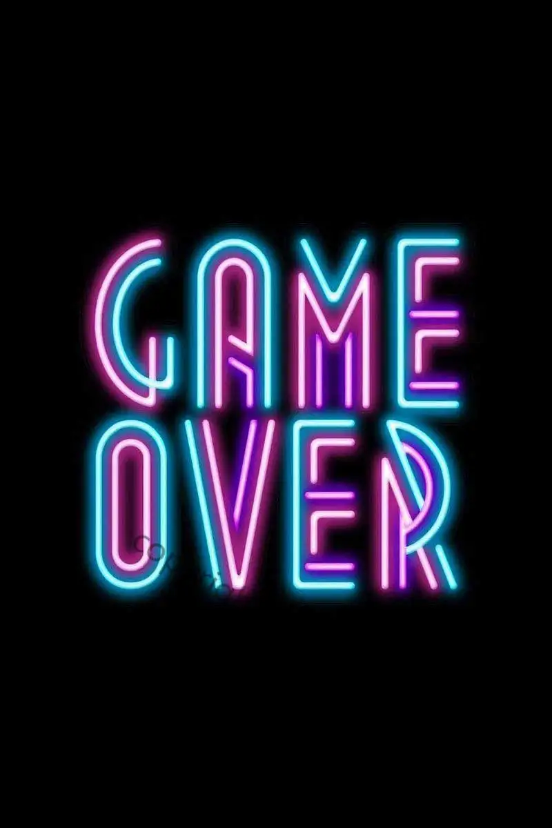 

Неоновая вывеска Game Over, винтажная металлическая вывеска, жестяная вывеска, оловянные пластины, Настенный декор, ретро неоновая вывеска для ...