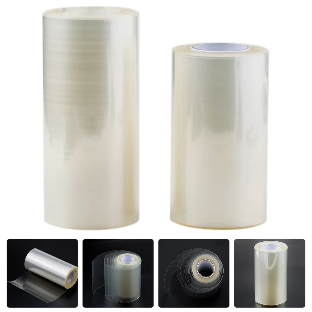 

2 Rolls Mousse Cake Surround Birthday Collar Chocolate DIY Plastic Edge Trim Supplies Wrappers