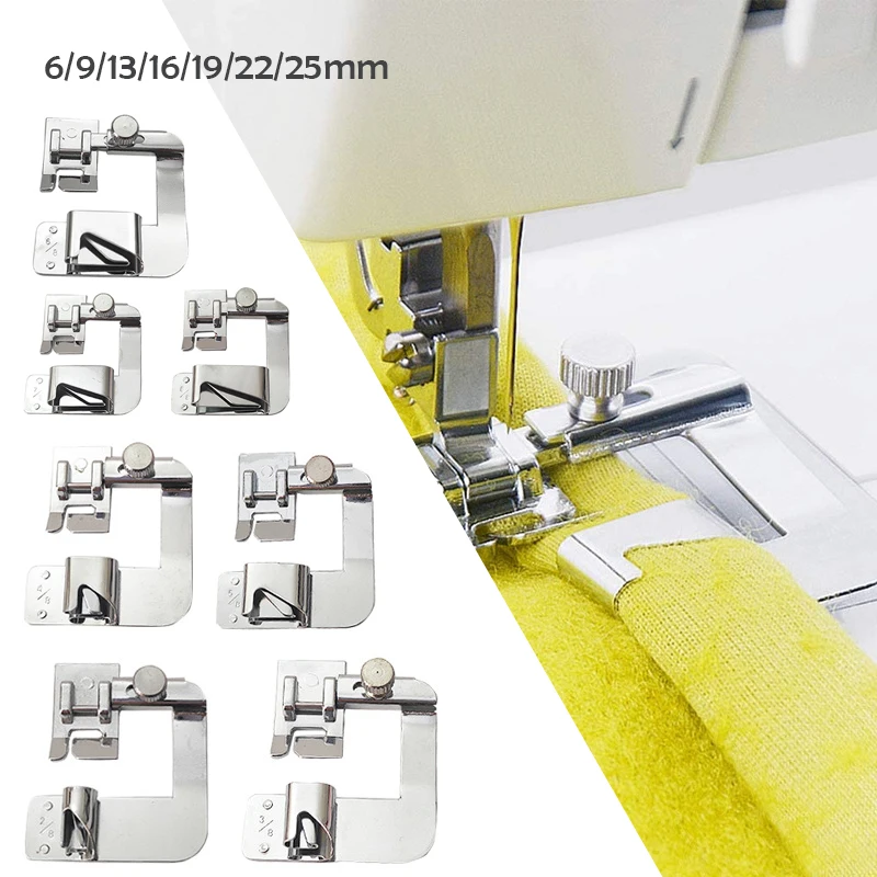 

1/3pcs Domestic Sewing Machine Foot Presser Rolled Hem Feet for Brother Singer Janome Babylock Juki Sewing Accessories Costura